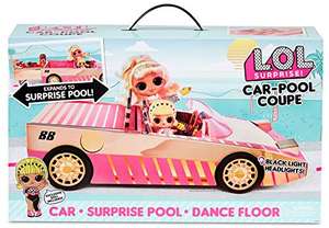 LOL Surprise Car-Pool Coupe With Exclusive Doll. Includes A Multicolour Car, Surprise Pool, Dance Floor & Accessories - £24.99 @ Amazon