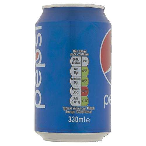 Pepsi x 24 can £10 or £8.50 / £6.50 with voucher subscribe and save @ Amazon