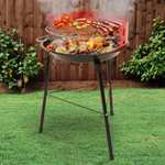 Black & Red Portable Compact Picnic Charcoal BBQ £9 Delivered @ WeeklyDeals4Less