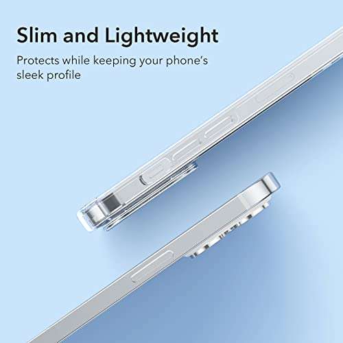 ESR Krystec Clear Shockproof Case Ultra-Yellowing Resistant For iPhone 14 Pro Max, 14 Pro & 14 - £6.87 With Code @ BDCollection / Amazon