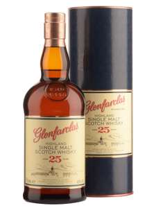 Glenfarclas 25 Year Old Speyside Single Malt Scotch Whisky Distillery Bottling 70cl (with code)