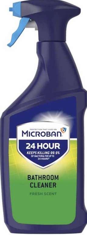 Microban Bathroom Cleaner Fresh Scent 750ml - 69p instore @ Heron Foods, Preston