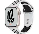 APPLE Watch Series 7 - Starlight Aluminium with Pure Platinum & Black Nike Sports Band, 41 mm - £279 Delivered @ Currys