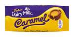 Cadbury Dairy Milk Chocolate Gift Bar 850g & Dairy Milk Caramel Chocolate Bar, 120g - £6.25 @ Amazon