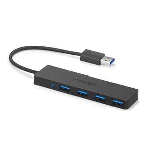 Anker 4-Port USB 3.0 Ultra Slim Data Hub With Voucher Sold by AnkerDirect UK FBA