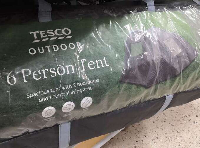 Tesco Outdoor 6 person Straight Sided Tent £48.75 / 6 Person Tent £32.50 - Great Horton Bradford
