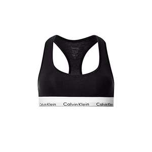 Calvin Klein Women's Modern Cotton - Bralette, Sports Bra - Black £12 @ Amazon