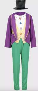 Roald Dahl Purple Willy Wonka Costume - £5.40 (Free Collection) @ Argos