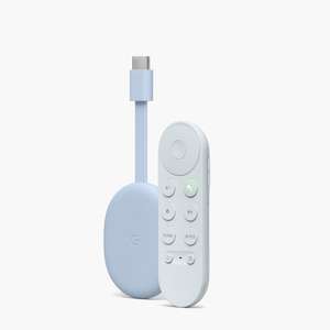 Google Chromecast with Google TV (2020) - Blue / Pink / White - £39.99 / £36.99 with health service discount @ Google Store