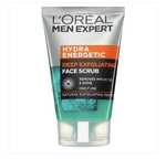 L'Oreal Men Expert Hydra Energetic Face Scrub 100ml (Student Discount £2.24) - Free Collection