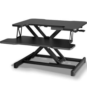 BONTEC Standing Desk Converter, 55cm Stand up Desk Riser - (With Voucher) - Sold by bracketsales123 FBA