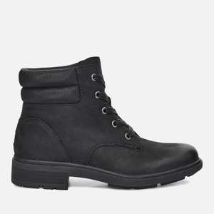 Ugg Womens Harrison Lace Ankle Boots in Black