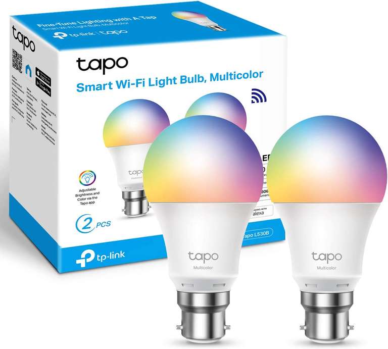 TP-Link Tapo Smart Bulb, Smart Wi-Fi LED Light, B22, 60W