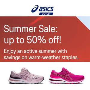 Sale - Up to 50% Off + Free Potential Extra 10% Off Your First Purchase + Delivery for OneASICS members - @ Asics