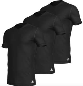 Adidas Active Core 3 Pack Cotton V Neck T Shirt Mens