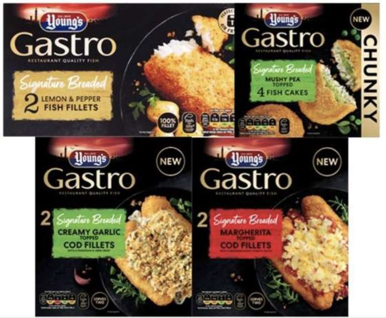 Selected Young's Gastro Signature Breaded Fish Fillets £1.99 Each @ Farmfoods