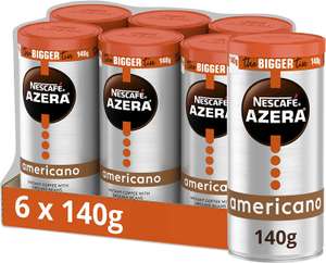 Nescafe Azera Americano Instant Coffee 140g (Pack of 6) - £30 / £25.59 with 20% on first S&S @ Amazon