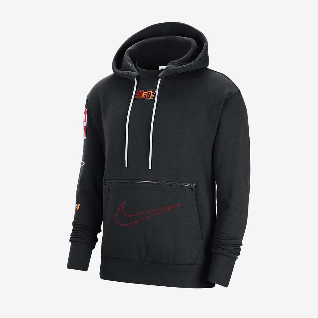 NBA Miami Heat Nike Fleece Pull-Over, Black at Pro:Direct Sport for £36 ...