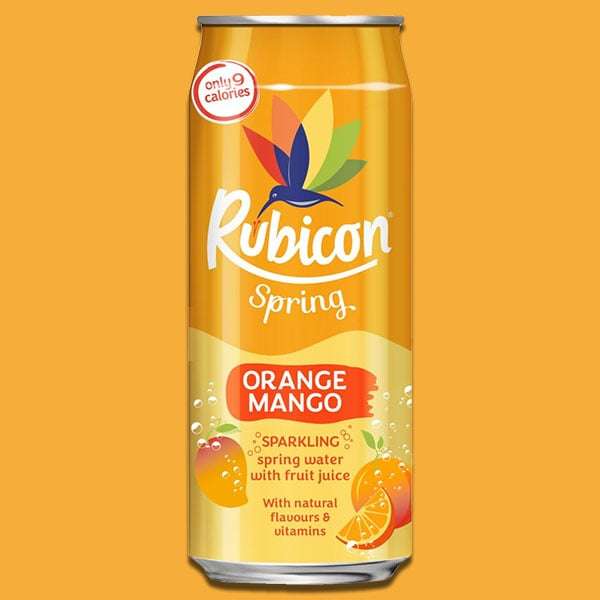 Rubicon Spring Orange & Mango Fizzy Water 12 x 330ml £6.99 (Minimum spend £20) at DiscountDragon