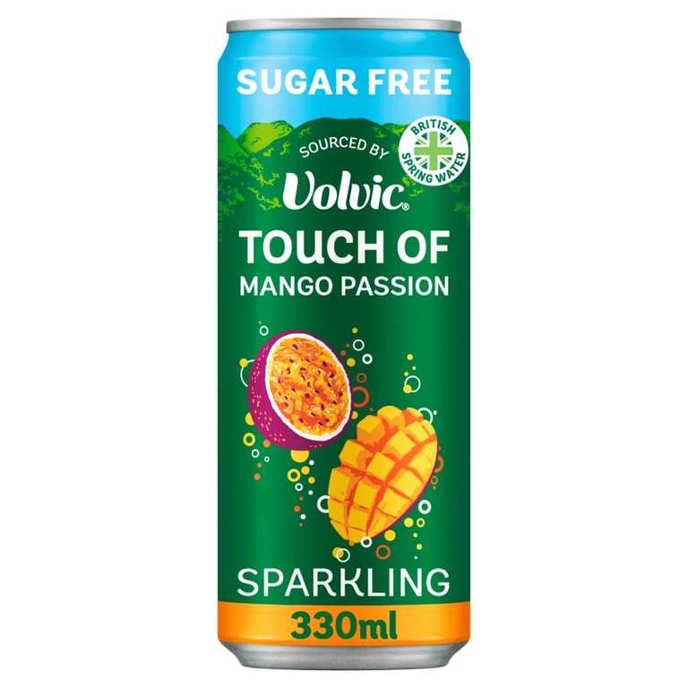 Volvic Sparkling A Touch Of Mango 330ml - Sunbury