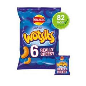 Walkers Wotsits Cheese Snacks 6X16.5G & French Fries Variety Snacks 6X18g reduced to 49p @ Tesco North Cheam Surrey