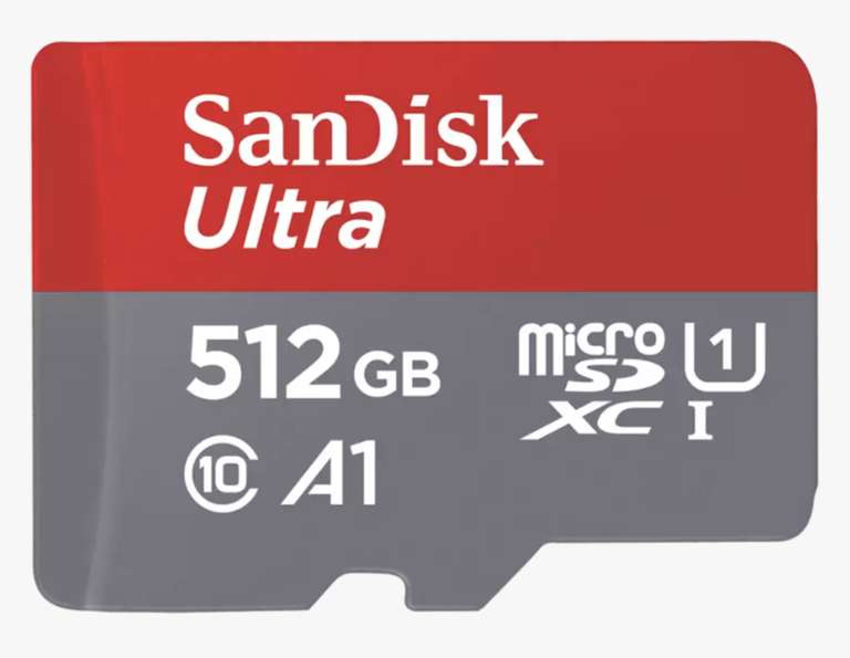 512GB - SanDisk Ultra microSD Card with Adapter (150MB/s) C10, U1, A1 - £36.99 delivered @ WD Shop