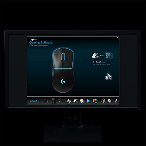 Logitech G PRO Wireless Gaming Mouse, HERO 25K Sensor, 25,600 DPI, RGB, Ultra Lightweight