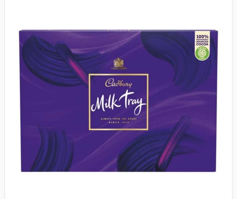 Cadbury Milk Tray Chocolate Box 530g £3.99 at Morrisons