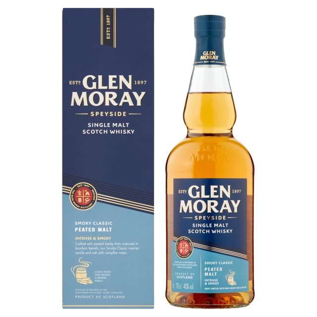 Glen Moray Peated Single Malt Scotch Whisky 70cl - £18 @ Morrisons