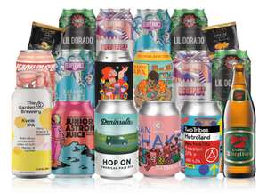 16 Highly-Rated Craft Beers Includes Tasty Snacks One-Off, Magazine, No Subscription Required £19 delivered @ Beer52