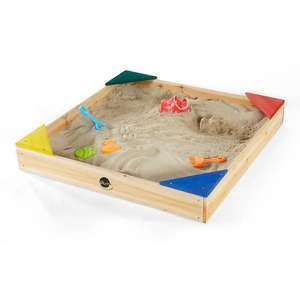 Plum Junior Natural Wooden Sand Pit £20 free Click & Collect @ Homebase