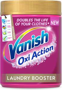 Vanish Gold Fabric Stain Remover Oxi Action Powder 1.41kg - £7.83 / £7.05 Subscribe & Save + 25% voucher on 1st S&S at Amazon
