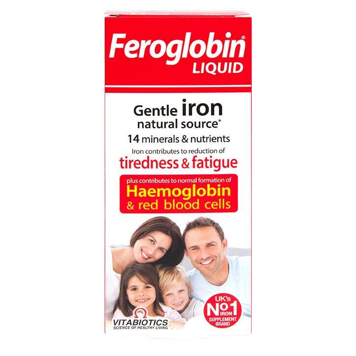Vitabiotics Feroglobin Liquid 500ml (Family Size)