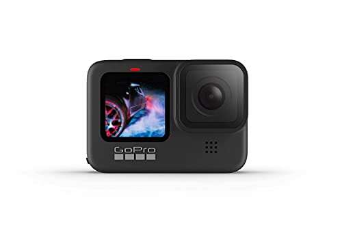 GoPro HERO9 - Waterproof Sports Camera with Front LCD Screen and Rear Touch Screen, 5K Ultra HD Video
