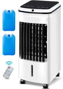 Portable Air Cooler Fan with Remote Control Ice Cold Cooling Conditioner Unit. £47.99 with code on eBay / thinkprice