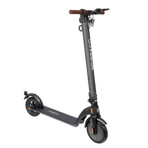 Globber One K E-motion 23 Folding Electric Scooter - Titanium / Brown (Aged 14 to Adult)