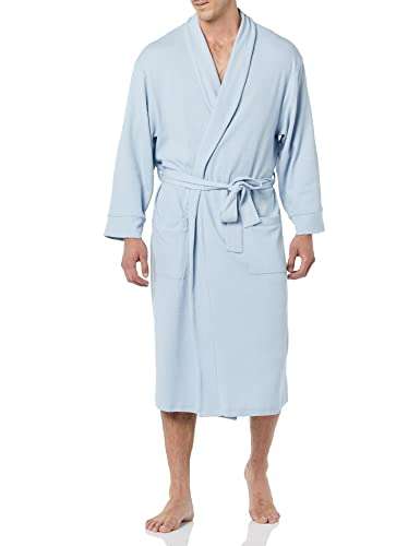 Amazon Essentials Men's Lightweight Waffle Robe Size Medium, Dusty Blue - £6.59 Very Good / £7.03 Like New @ Amazon Warehouse