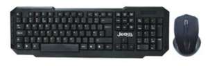 Xclio WS-880B Wireless Gaming Keyboard and 3 Button Mouse 2.4GHz with Nano USB Black