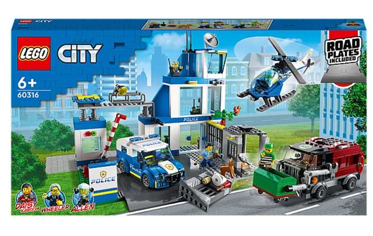 LEGO City Police Station Building Set 60316 Free CnC at Asda Stores