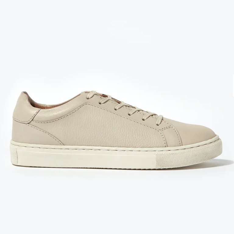 Mens Stone Leather Cupsole Trainers (Sizes 8, 9 & 10) - £8 + Free Click & Collect @ Matalan