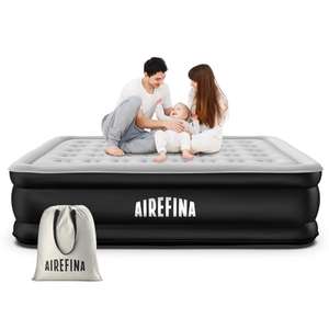 Airefina King Inflatable Air Mattress with Built-in Electric Pump - w/Voucher, Sold By Energia Team FBA