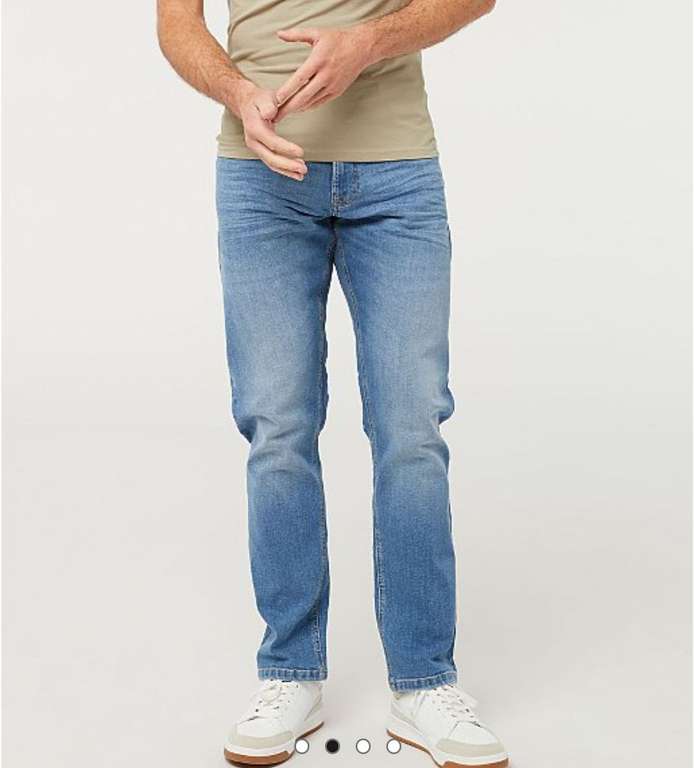 Blue Mid Wash Slim Fit Jeans (Limited Sizes) £8 + Free Collection @ George (Asda)