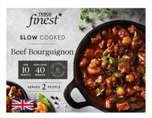 Tesco Finest Slow Cooked Beef Bourguignon 540G - Mix & Match 3 for £10 - Clubcard Price