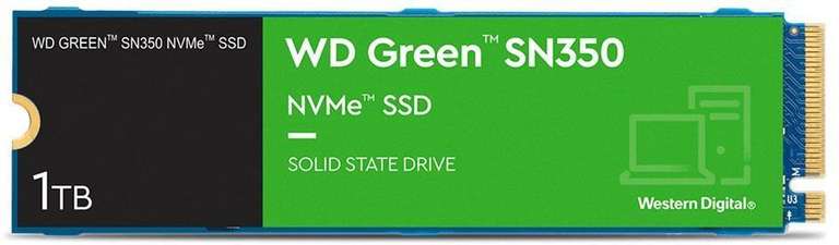 WD Green SN350 1TB M.2 2280 NVMe SSD £49.69 delivered @ Box