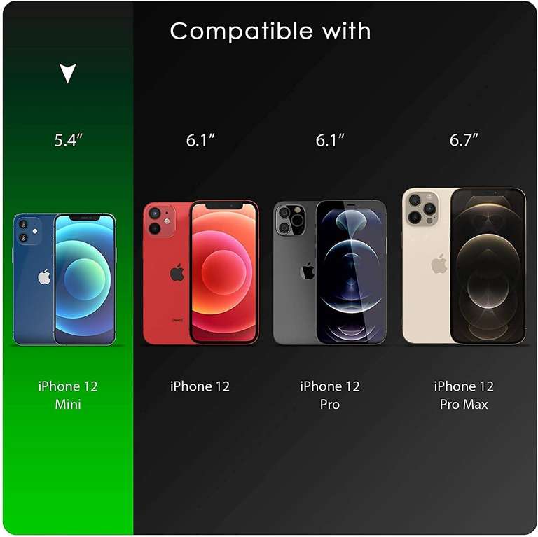 iSOUL Crystal Clear Compatible With iPhone 12 Mini Case