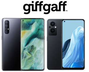 Oppo Reno8 Lite Like New £149 / Find X2 Neo 128GB Moonlight Black / Blue Smartphone - £119 (+ £10 Top Up New Customers) @ Giffgaff
