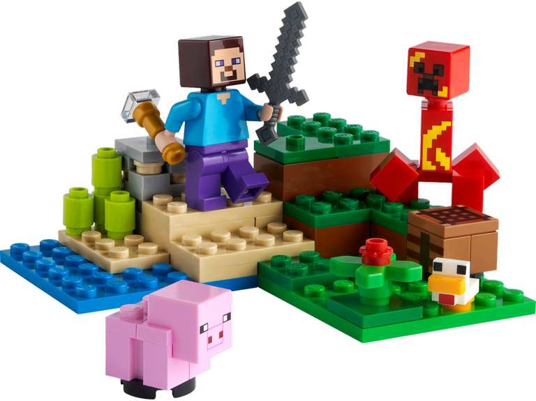 Lego Minecraft The Creeper Ambush instore - Sutton Coldfield