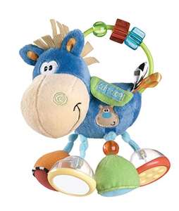 Playgro Activity Rattle Clip Clop, Learning Toy BPA Playgro Toy Box Horse Clip Clop, Blue/Multicoloured