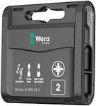 Wera Bit-Box 20 BTH PZ2 BiTorsion Long Life Timber bits for drill/drivers, Pozi 2x25mm, 20pc pack £10.50 @ Amazon