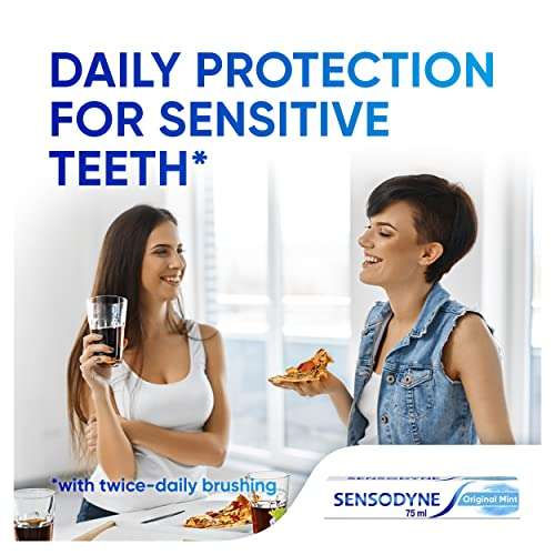 Sensodyne Sensitive Toothpaste Daily Care Original Mint, 75 ml - £1.95 (dispatched within 2 to 4 week) @ amazon